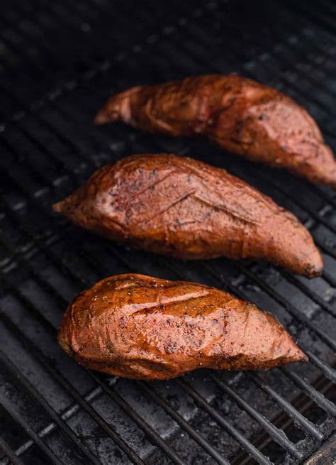 how long to cook sweet potatoes on grill on gas grill